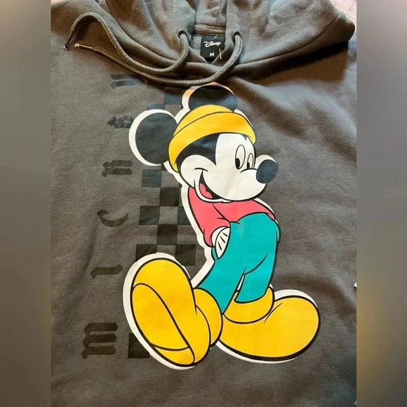 NEFF Disney Mickey Mouse Hip Hop Cool Hoodie Sweatshirt - Medium - Picture 3 of 4